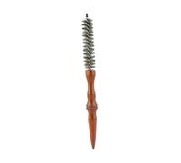 dijiusidy Piccola spazzola rotonda per capelli, spazzola per lo styling dei capelli, leggera, eccellente per creare volume e stili, mini pettini a rullo per, Marrone, l