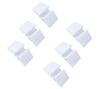 dijiusidy Piedini di supporto per barriere, stabilizzatori di equilibrio rinforzati triangolari, stabilizzatori di equilibrio ABS per porte, staffe per pavimenti di recinzioni
