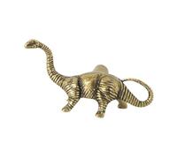 dijiusidy Pomello per porta a forma di dinosauro Per unico, piccolo e carino per l'arredamento del bagno, libreria, armadio, scatola di legno, espositore decorativo, Oro scuro, 5.8x2.8 cm