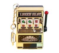 dijiusidy Portachiavi con ciondolo a forma di macchina della frutta, mini giocattolo da gioco arcade, portachiavi portatile, leggero e facile da trasportare. È un ciondolo per chiavi.