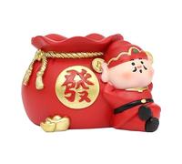 dijiusidy Portapenne da scrivania Feng Shui, ornamento da scrivania, organizzatore di penne, statua di cartone animato, decorazione tavolo, matita, non è una delicata scultura decorativa, statua