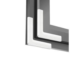 dijiusidy Protezione angolare per mobili morbida e ad resilienza da 10 pezzi Ampia applicazione Durevole per lungo tempo PVC realizzato con PVC, bianco