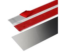 dijiusidy Protezione per puntali in acciaio per una lunga durata su armadietti, battiscopa in acciaio inossidabile da 10 cm x 260 cm, per isola da cucina, UN, 10X260CM