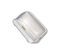 dijiusidy Scolapiatti facile da pulire, comoda maniglia, portabicchieri antipolvere con coperchio, accessorio da cucina, tira senza problemi, portabicchieri tavolo, ciotola per, Bianco, XL