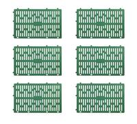 dijiusidy Set da 6 Pezzi, Custodia, Protezione per Il Bagagliaio, Custodia Protettiva Retrattile, Robusta e Facile da Usare, per coperture, Tosaerba, più Verde, (6 Pezzi/Set)
