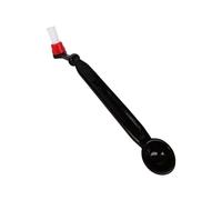 dijiusidy Strumento professionale per la pulizia della spazzola per spolverare il caffè con impugnatura comoda e testina sostituibile per una pulizia senza sforzo della macchina, Rosso