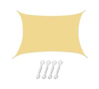 dijiusidy Tenda parasole resistente per esterni con protezione UV per giardini e patii, per aree confortevoli, lontano dal calore, vele ombreggianti, kit per capannoni, copertura , Rettangolo cachi