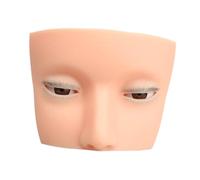 dijiusidy Testa di manichino per ciglia per principianti, extension ciglia con durata affidabile, sviluppo continuo delle competenze, formazione pratica sul trucco, extension, testa per esercitazioni