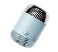 dijiusidy Umidificatore d'aria con luce notturna Diffusore portatile silenzioso Nebulizzatore Attrezzatura per spruzzatore idratante per soggiorno, Blu