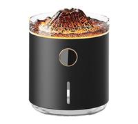 dijiusidy Umidificatore natalizio per diffusore di vulcano in camera da letto ABS per diffusore di fiamma di vulcano Diffusore di umidificatore di fiamma per ufficio