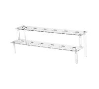 dijiusidy Vassoio per snack per matrimoni, feste di compleanno, splendido espositore per coni waffle, resistente porta coni gelato che esalta l'armonia dei dessert, griglia per la