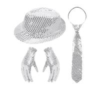 dijiusidy Vestito scintillante per feste in discoteca, per spettacoli teatrali ed eventi in Per maschera, per essere al centro dell'attenzione qualsiasi evento, accessorio per feste Per maschera '70