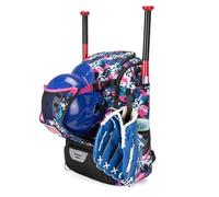 dijiusidy Zaino da baseball rosa, borsa da softball, tessuto Oxford impermeabile per a lungo termine, ma anche in grado di resistere a lungo termine senza, Rosa