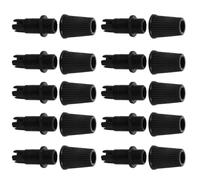 DIKACA 100 Pezzi Pressacavi Filettati in Plastica Neri per Illuminazione a Sospensione Fai da Te Bloccacavi Antistrappo Compatibili Lampadine Vintage a Base Media Accessori per