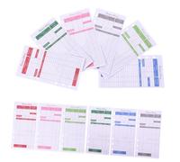 DIKACA 12 fogli Cash Planner Budget in Carta Extra Spessa Schede di Controllo Spese Portatili per Organizzatore Finanziario Personale per Gestione Mensile e Facile