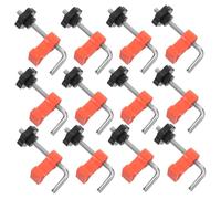 DIKACA 12 Pezzi Morsetti Angolari per Legno e Pietra Pinze Posizionatrici Resistenti per Angoli Strumento Fissaggio per Marmo e Lastre Protezione Superfici Anti-