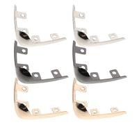 DIKACA 3 Paia Protezioni Punte Tacchi Alti in Metallo 3 Colori (oro, Argento, Grigio) Copripunta Resistenti per Scarpe Tacchi Protezione Punta per Uso Quotidiano e Lavoro