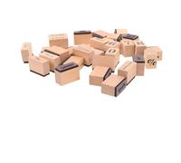 DIKACA 32 Pezzi Set Timbri Artigianali in Legno per Calendario e Data, 32 Pezzi Numeri, Mesi e Giorni in Inglese, Accessori Artigianali per Scrapbooking e Diario, Strumenti Leggeri per
