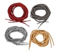 DIKACA 4 Paia Lacci Tondi Scarpe Boot Sneaker in Durevole Stringhe Colore per Sostituzione Lacci Scarpe Casual e Sportive