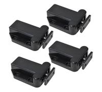 DIKACA 4 Pezzi Fermo autolock per armadio con spinta per apertura, fermaporta per mobile in plastica con molla incorporata, 4 pezzi per mobili serrature armadietti