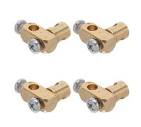 DIKACA 4 Pezzi Kit Giunto Scarico Lavabo Bagno in Ottone Ricambio per Lavandini e Vasche da Cucina Accessori Riparazione Scarico con Giunto Snodabile e Resistente Sigillatura Antigoccia