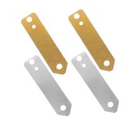 DIKACA 4 Pezzi Strisce Elettrode in Rame e Zinco per Esperimenti Batterie con Frutta Materiali Elettrodici Compatti e Leggeri per Apprendimento Scientifico per Progetti Educativi