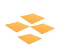 DIKACA 4 Pezzi Tactile Sensory Blind Bricks Non Slip Paving Tile For Public Pathways And Shopping Centers Indoor Outdoor Use Easy Installation Safety For Visually Impaired