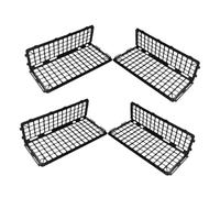DIKACA 4 Pezzi Vegetable And Fruit Shelf Guardrail Plastic Retail Shelf Divider Adjustable For Supermarket Produce Display Easy Clean Surface For Organized Fresh Food Sorting