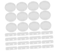 DIKACA 55 Pezzi Dischi per Rilegatura Mobili Dischi per Planner e Raccoglitori Sciolti Design con Flip e Pagine Staccabili per Ufficio e Artistico