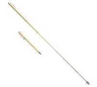 DIKACA Bacchette da Rabdomante in Rame Lunghe 2 Pezzi, Asta di Sonda in Metallo Portatile per Rilevazione Acqua, Strumento di Rilevamento Professionale per Uso Esterno