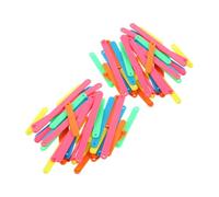 DIKACA Bastoncini per Costruzioni Geometriche 100 Pezzi in Plastica Resistente, Modelli Poligonali 5 Lunghezze Diverse, Strumento Didattico per Apprendimento Matematica e Geometria a