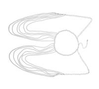 DIKACA Body Chain per Donna con Finte Collana Choker da Sposa Leggero e Confortevole Accessorio Raffinato per Matrimoni e Speciali
