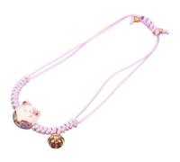 DIKACA Bracciale Donna Stringa Regolabile con Gatto della Fortuna Kawaii Fatti Mano Portafortuna Charm Adorabile Design Intrecciato