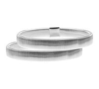 DIKACA Bracciali Elastici da Uomo Design Semplice e Chic in Lega di Zinco Argento Non Graffiano la Pelle 2 Pezzi come Ferma Maniche per Camicie