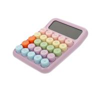 DIKACA Calcolatrice da Tavolo Piccola con Display LCD Cifre Tastiera Confortevole in Abs Leggera e Compatta per Ufficio e Studio