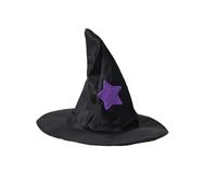 DIKACA Cappello da Strega per Gatto, Accessorio Halloween Raffinato e Semplice, per Feste e Costume Gatti