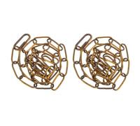 DIKACA Catena Sospesa in Ferro Stile Vintage 3x0,9 M con Connettori a Vite 4 Mm, Set 2 Pezzi per Lampadari, Piante e Decorazioni Casa, Accessori Illuminazione Robusti e Regolabili