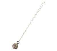 DIKACA Collana con Orologio da Tasca Retrò Movimento al Quarzo Catena in Bronzo Antico Nodo Classico Nave Vela Adattabile per Uomo Donna Occasione Speciale