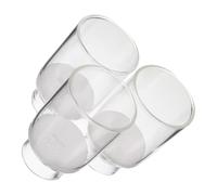 DIKACA Crogiolo di Vetro Filtrante da Laboratorio 40 Ml in Vetro Borosilicato Resistente al Calore con Nucleo Sabbioso per Filtrazione Precisa, Set da 3 Pezzi per Analisi Chimiche