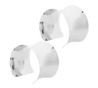 DIKACA Donna in Metallo Robusto Design Geometrico Stile Punk Streetwear di Chunky per Look Unico e Ribelle