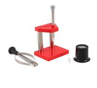 DIKACA Kit Strumenti Riparazione Orologi Manuale con Pinza Rimozione Lancette, Lente D’ingrandimento e Utensili Mini per Riparazione Orologi Meccanici da Polso