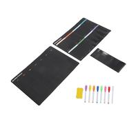 DIKACA Magnetico Cancellabile per Frigorifero Lavagna Planner Mensile con Magneti Protettivi Lavagnetta Portatile per Note e per Cucina e Ufficio