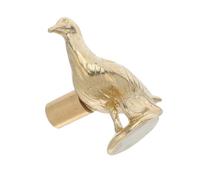 DIKACA Maniglia per Mobile in Ottone Anticato a Forma di Colomba della Pace, Pomello Decorativo per Cassetti e Porte Armadio, Ferramenta per Mobili con Presa Solida, Adatta a Interni