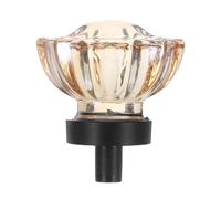 DIKACA Maniglie Decorative in Lega di Zinco Color Oro Chiaro a Forma di Fiore Pomelli per Cassetti Cucina e Armadietti Bagno Maniglie Vintage Resistenti e Facili da Installare per