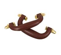 DIKACA Maniglie di Ricambio per Valigie e Cassette Attrezzi Set da 2 Pezzi in Plastica Resistente Colore Caffè Impugnature Antiscivolo e Leggere per Accessori Bagagli e Borse da