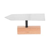 DIKACA Mini Cazzuola Piatta in Acciaio Inossidabile per Muratura, Frattazzo per Intonaco e Pitture Artistiche, Strumento Manuale Compatto per Lavori Dettagliati e Spazi Ristretti