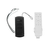 DIKACA Modulo remoto per plafoniera DC, ricevitore wireless 433, comando luce, 6 velocità, funzione timer 1/2/4 h, facile installazione, 1 set