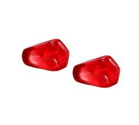 DIKACA Orecchini Donna Chicchi di Melograno in Resina e Argento 925, Design Contemporaneo Rosso, Eleganti per Occasioni Speciali