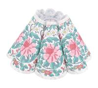 DIKACA Paralume Lampada Sospensione Rotondo Pieghevole in Stile Retrò Copertura Plafoniera per Interni Filtro Luce Morbida per Camera Soggiorno Ufficio e Hotel