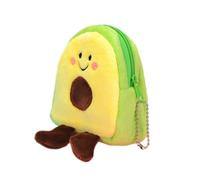 DIKACA Portamonete Avocado 2 Pezzi Borsa Porta Monete Compatta e Leggera Custodia per Cavi USB e Rossetti Mini Portafoglio a Forma di Frutta per Donna per Shopping e Feste
